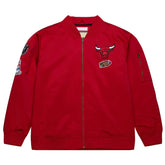 Chicago Bulls Vintage Logo Red Lightweight Satin Jacket
